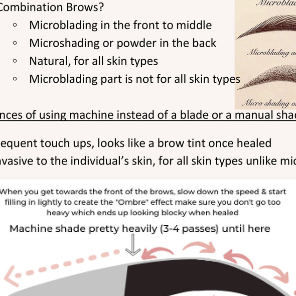 Editable Training Manual (Microblading & Ombré Powder Brows)