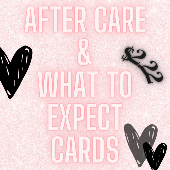 Graphic After Care Card